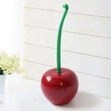 CherryClean Pop Designer Toilet Brush & Holder – Fun Cherry-Shaped Bathroom Cleaning Set with Compact Hygienic Storage