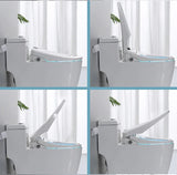 SmartSense AutoLift Pro Square Smart Bidet Seat – Hands-Free Lid, Heated Seat, Warm Wash & Dry, LCD Control Toilet Upgrade