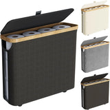 RollGuard Elegant Toilet Paper Holder with Lid – Closed Storage Container for Bathroom Rolls