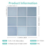 TileFlex 3DStyle Peel-& -Stick Wall Tiles – Self-Adhesive PVC Decorative Backsplash Panels with Realistic Textured Finish