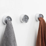 GripDot – Self-Adhesive Towel Holder, Round Wall Mount – No Drilling Required