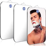 AquaView Fogless Shower Mirror – Rectangular Acrylic Mirror with Hook Mount