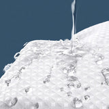 AquaWafel LuxeWaffle Waterproof Shower Curtain – Extra Thick Waffle Texture, Mold-Resistant, Single Color for Spa-Style Bathrooms
