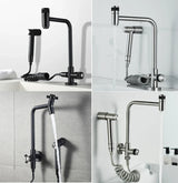 SteelFlow Pro360 Stainless Steel Utility Faucet – 360° Swivel Cold Water Kitchen & Outdoor Sink Tap