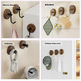 NaturWood Premium Walnut Wooden Hanger – Elegant, Minimalist & Durable Wall Hook for Clothes and Accessories