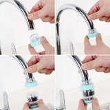 AquaPure StoneFlow Faucet Water Filter – Compact Tap Purifier with Mineral Stone Filtration for Kitchen & Bathroom