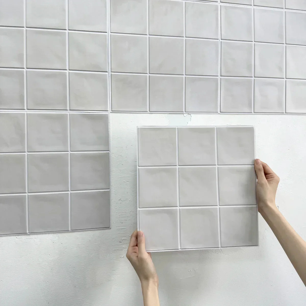 TileFlex 3DStyle Peel-& -Stick Wall Tiles – Self-Adhesive PVC Decorative Backsplash Panels with Realistic Textured Finish