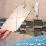 AquaView Fogless Shower Mirror – Rectangular Acrylic Mirror with Hook Mount