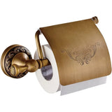 RetroRoll Black Antique Toilet Paper Holder – Vintage Forged Iron Design with Decorative Engraving | Classic Bathroom Accessory