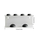 SteelHold Multi-Tool Hair Dryer & Styling Organizer – Carbon Steel Wall Mount Rack