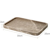 ImperialMarble Emperador Light Bathroom Set – 7-Piece Luxury Natural Marble Collection