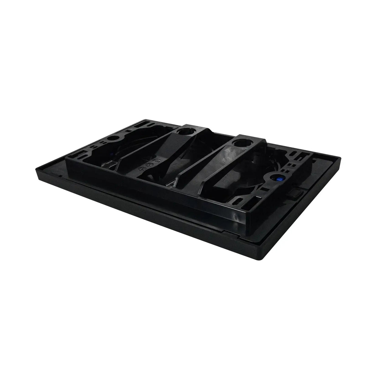 Dubbele Spoelplaat Zwart | Inclusief Frame & Spoelhevelkit