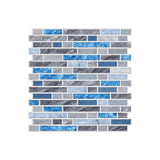 LuxeMarmer Black & White Marble Wall Stickers – Self-Adhesive, Waterproof Tile Decals (1–12 Pieces)