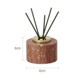 Rubèra Red Travertine Bathroom Set – Vintage Natural Stone Luxury Accessories