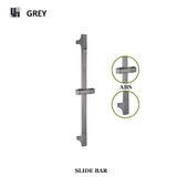 Adjustable Wall Mount Shower Slide Bar Set Premium – Stainless Steel Handheld Shower | Sliding Holder | Water Saving Design