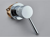 Dual Function Shower Mixer Valve Black Chrome – Concealed Brass Hot Cold Control | Diverter Valve | Modern Bathroom Fixture