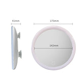 VisiLuxe PrecisionGlow 10X LED Magnifying Makeup Mirror – Portable Lighted Suction Vanity Mirror for Flawless Beauty & Grooming