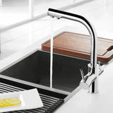 AquaPure 2-in-1 Filter Kitchen Faucet – Single Handle Mixer with Separate Filter Spout | Chrome & Matte Black