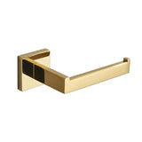 AurevaSteel 304 Stainless Gold Toilet Paper Holder – Luxury Rustproof Bathroom Wall Mount Tissue Roll Dispenser