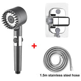 HydroSpa High-Pressure Filtered Handheld Shower Head – Water-Saving 4-Mode Spray System