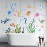SeaWorld 3D Underwater Wall Stickers – Turtle, Dolphin & Fish Kids Room Décor