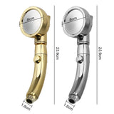 FlexiSpa 360° Handheld Shower Head – 3 Spray Modes, Chrome Finish, Water-Saving Design
