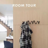 NordHook Trio Scandinavian Wall Rack – 3-Hook Key & Coat Holder in Metal