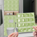 DecoMosaic 3D Peel-and-Stick Mosaic Wall Tiles – 10-Pack Waterproof PVC Stickers for Kitchen & Bathroom