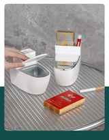 HomeGuard Wall-Mounted Ashtray – Creative Storage for Toilet & Bathroom