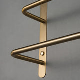 CopperLine Compact Towel Bar with Hook – Chrome Finish (<20 Inches)