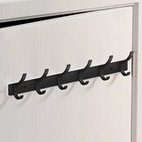 Luxe BlackHook Aluminium Wall Hooks – Clothes & Towel Rack for Bathroom and Kitchen