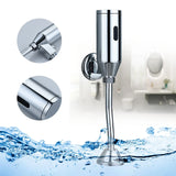 AquaSense Pro Touchless Flush Valve – Automatic Sensor Urinal Flush System | Solid Brass Body | Stainless Steel S-Pipe | 5-Layer PVD Finish