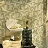 ArtTiles 10-Piece Abstract Matte Tile Sticker Set – Self-Adhesive Vinyl Wall & Floor Tiles for Kitchen & Bathroom