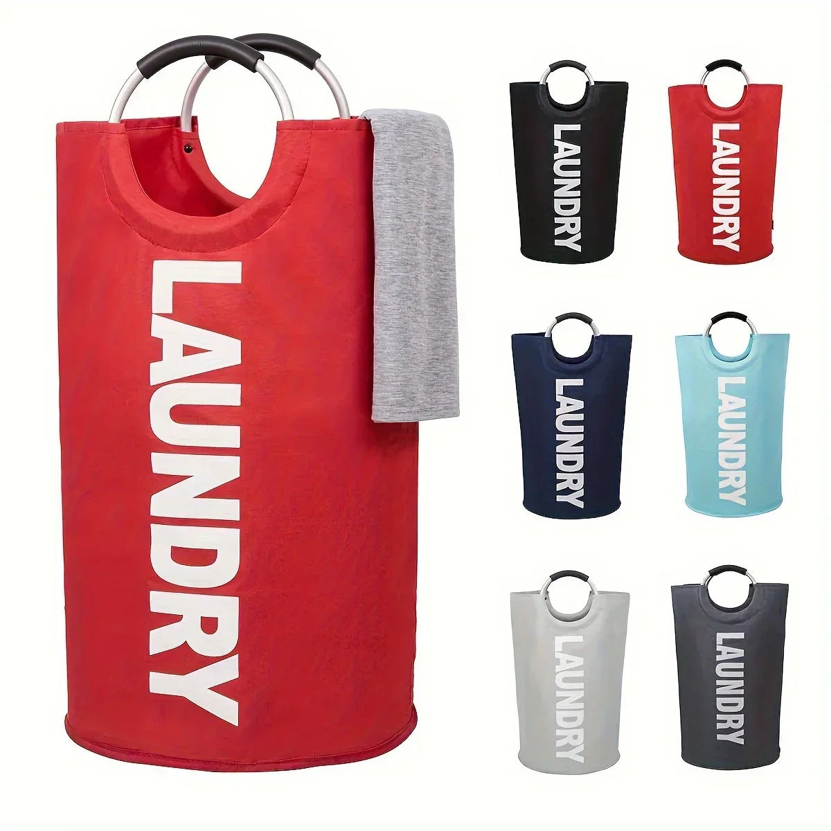 HydroShield XL Laundry Hamper – Waterproof, Collapsible & Versatile
