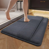 AquaVelours Super Absorbent Bath Mat – Ultra-Soft Coral Velvet, Non-Slip, Quick-Dry