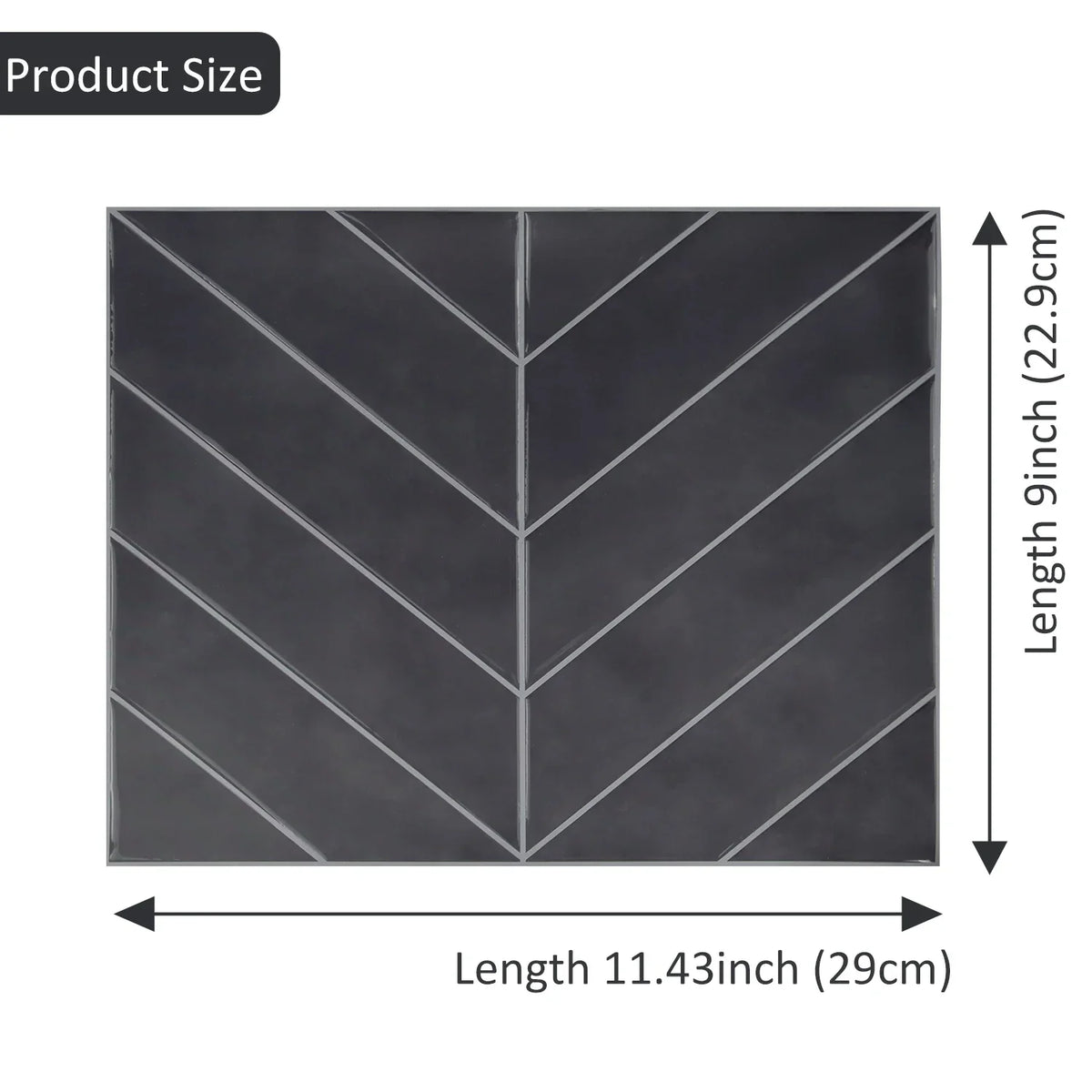 Grote 3D Wandstickers – Peel & Stick Tegels | PET | 10 Vellen | Waterbestendig