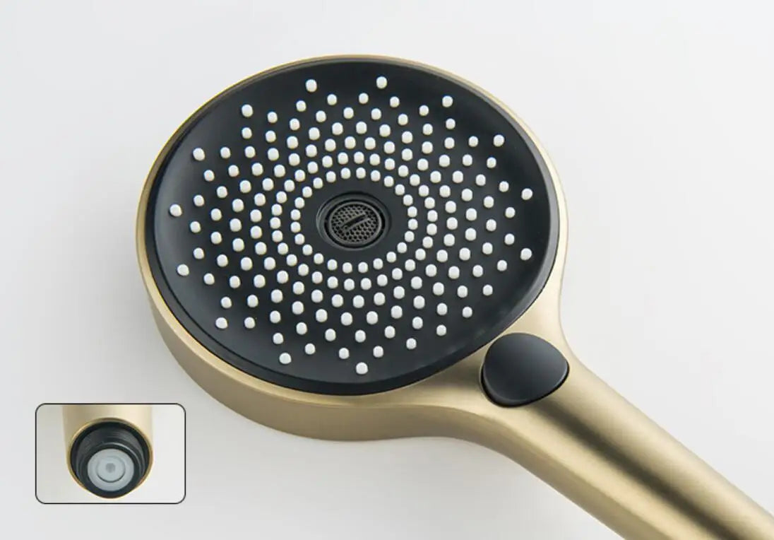 PureRain SquareFlow Rain Shower Head – Wall Mounted Minimalist Design