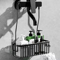 AluGrip AeroMount No-Drill Shower Caddy – Rustproof Aluminum Wall Shelf, Removable Bathroom Organizer Basket