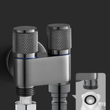 HydroSplit DualFlow Pro Valve – 2-Way Wall Mount Water Splitter Faucet for Toilet & Washing Machine