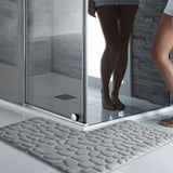 LushStep CornerCloud L-Shape Bath Mat – Ultra-Thick, Non-Slip, Super Soft Absorbent Bathroom Rug for Shower, Toilet & Entryway