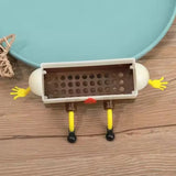 CreativeDry Sink Drainage Basket Organizer – Wall Mounted Sponge & Brush Holder | Kitchen Sink Storage Rack | Space Saving Design