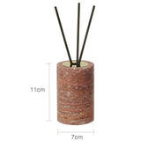 Rubèra Red Travertine Bathroom Set – Vintage Natural Stone Luxury Accessories