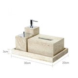 Travèra Beige Travertine Bathroom Set – Timeless Elegance in Natural Marble Stone