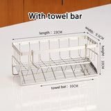 SteelNest Stainless Steel Sponge Holder – Freestanding Kitchen Sink Organizer Rack