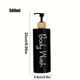 EcoStyle Bamboo Luxe Refillable Soap Dispenser Set – 3-Piece Modern Pump Bottles for Shampoo, Body Wash & Hand Soap