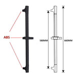 Adjustable Wall Mount Shower Slide Bar Set Premium – Stainless Steel Handheld Shower | Sliding Holder | Water Saving Design