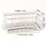 SteelNest Stainless Steel Sponge Holder – Freestanding Kitchen Sink Organizer Rack