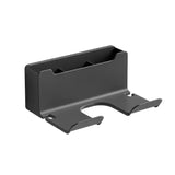 MultiHold Hair Dryer Wall Organizer – No-Drill, Dual-Layer ABS Storage