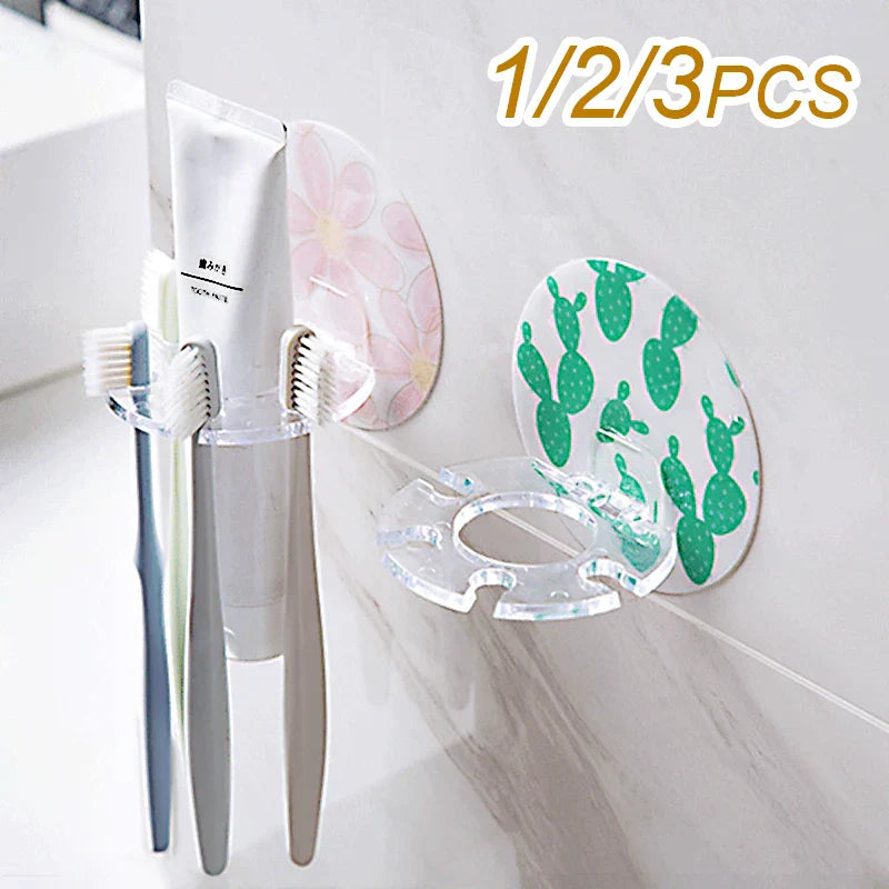 StickSpace No-Drill Toothbrush & Bathroom Organizer – Self-Adhesive Wall Storage Holder