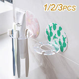 StickSpace No-Drill Toothbrush & Bathroom Organizer – Self-Adhesive Wall Storage Holder
